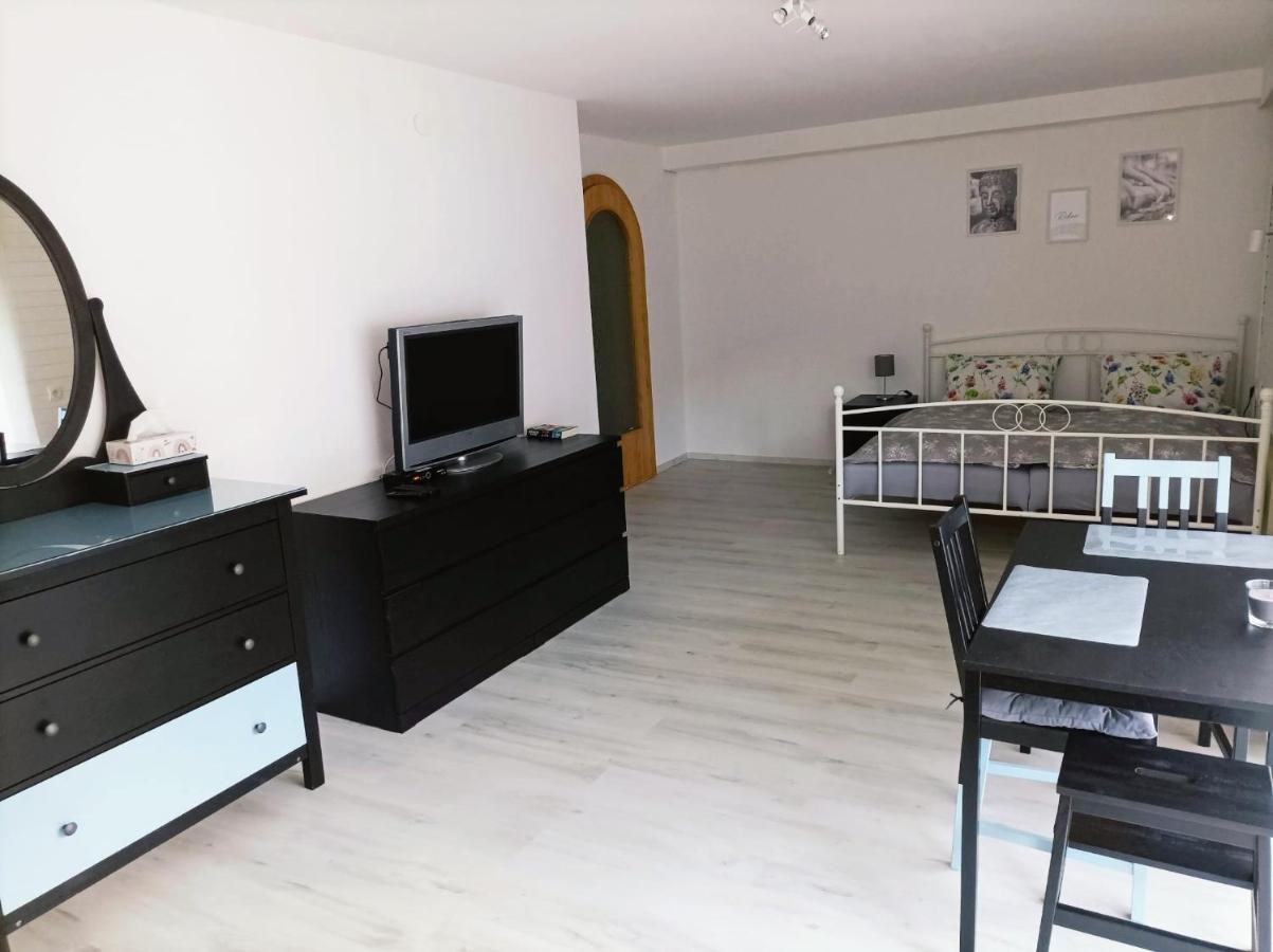 Kleine Ferienwohnung Mit Terrasse Am Waldrand 쇠나우 외부 사진